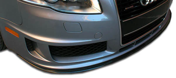 Audi A4 Carbon Fiber DTM Look Front Air Dam Lip Splitter - Image 6