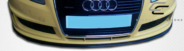 Audi A4 Carbon Fiber DTM Look Front Air Dam Lip Splitter - Image 8