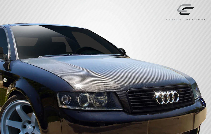 Audi A4 / S4 (2002-2005) Carbon Fiber OEM Look Hood - Image 6