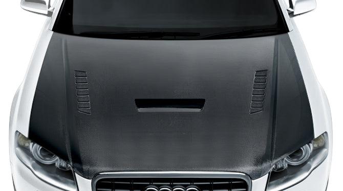 Audi A4 / S4 Carbon Fiber AF-1 Hood - Image 5