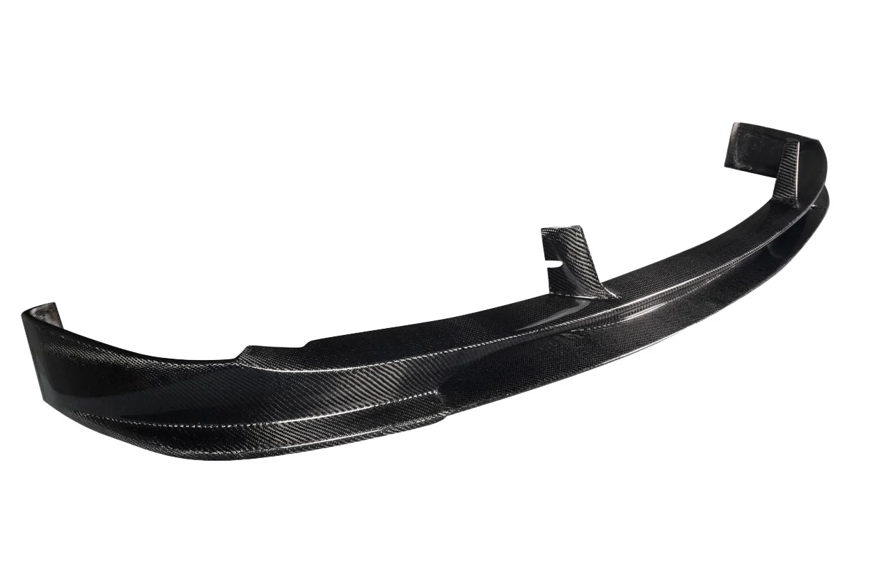 BMW 5 Series F10 (2011-2016) Carbon Fiber Wave Front Lip Spoiler Air Dam - Image 2