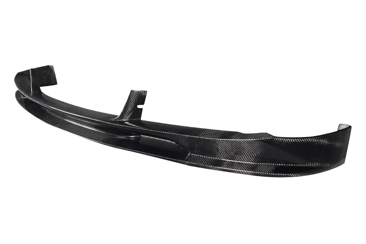 BMW 5 Series F10 (2011-2016) Carbon Fiber Wave Front Lip Spoiler Air Dam - Image 3