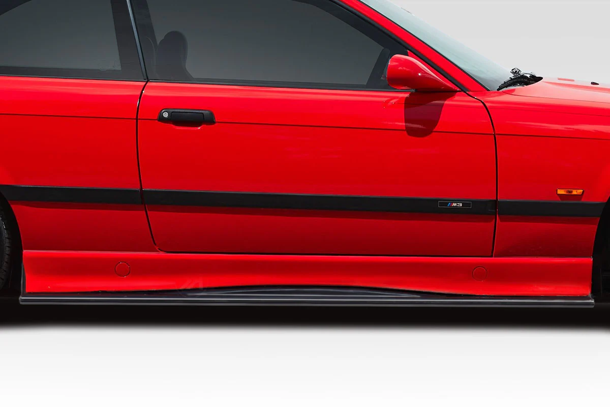 BMW M3 E36 (1992-1998) Motive Side Skirt Rocker Panel Splitters - Image 4