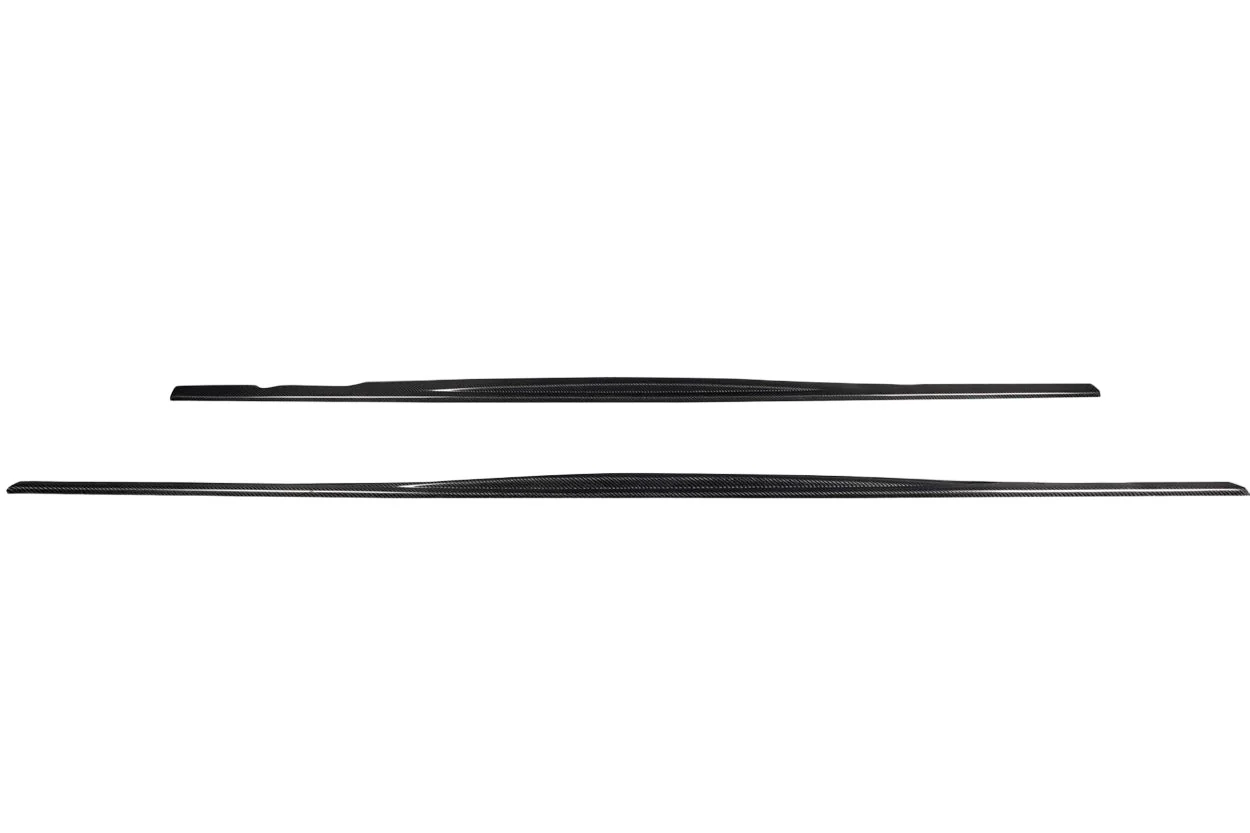 BMW M3 E36 Carbon Fiber Motive Side Skirt Rocker Panel Splitters - Image 3