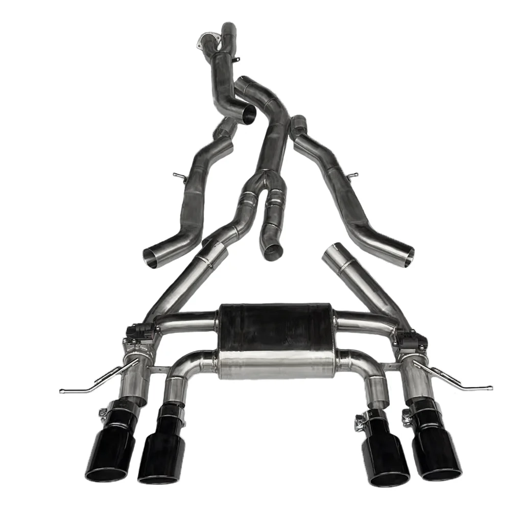 BMW M3 G80 / M4 G82 304SS Single Mid Pipe Catback Exhaust with Valve