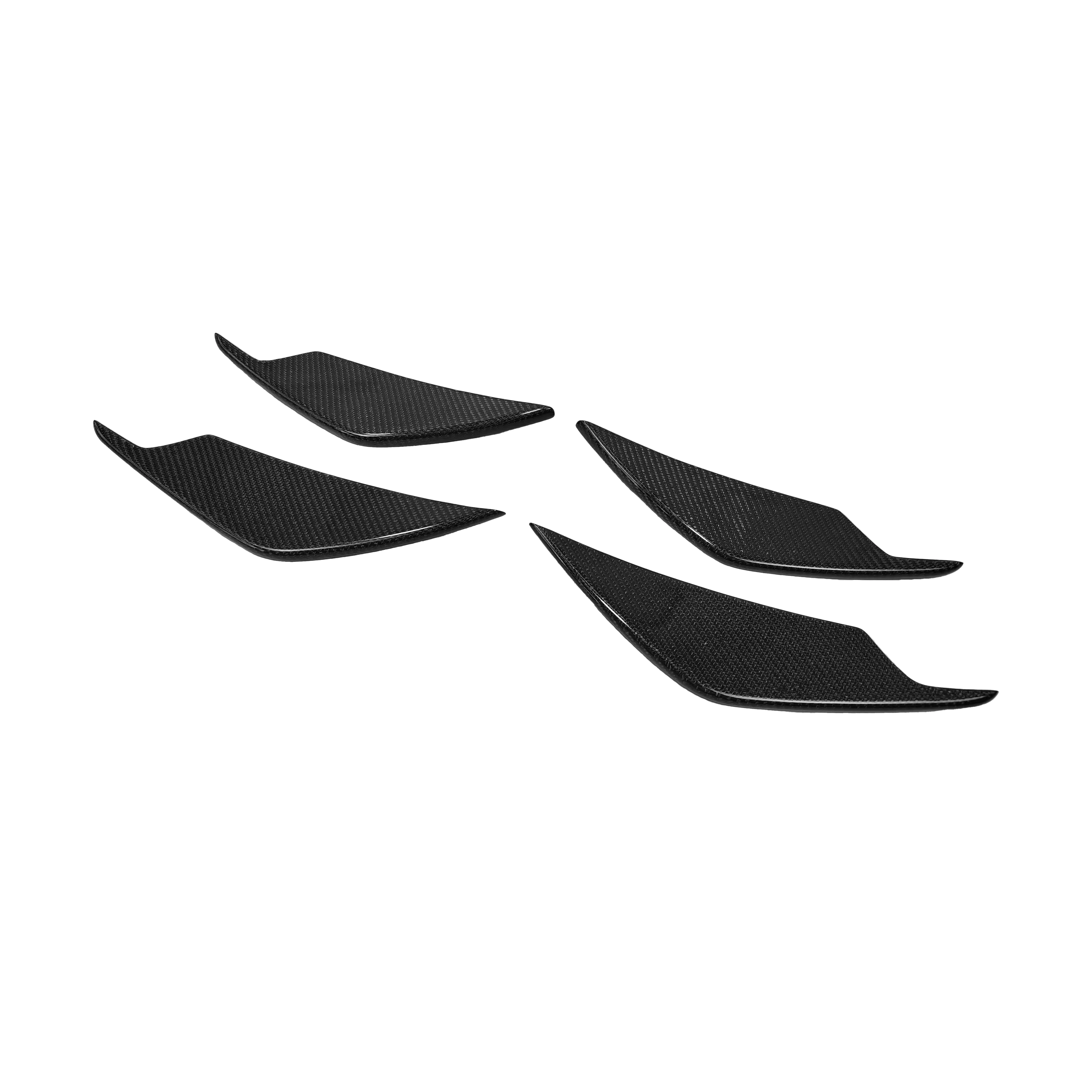 BMW M3 G80 / M4 G82 Dry Carbon Fiber Front Canards - Image 3
