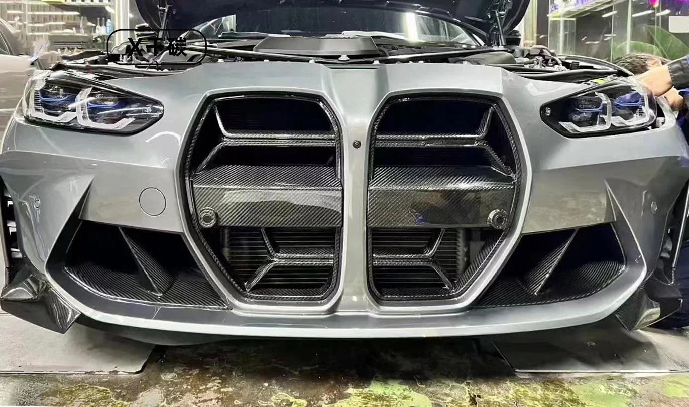 BMW M3 G80 / M4 G82 Dry Carbon Fiber Front Grille - Image 7