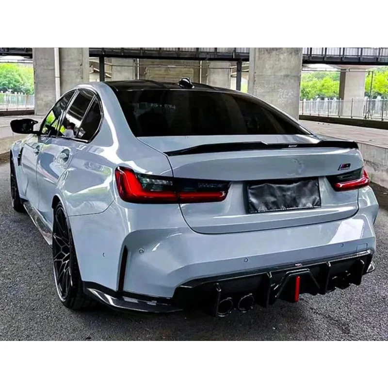 BMW M3 G80 / M4 G82 Dry Carbon Fiber MP Style Rear Diffuser - Image 12
