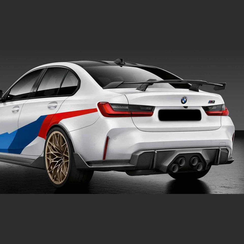 BMW M3 G80 / M4 G82 Dry Carbon Fiber MP Style Rear Diffuser - Image 14