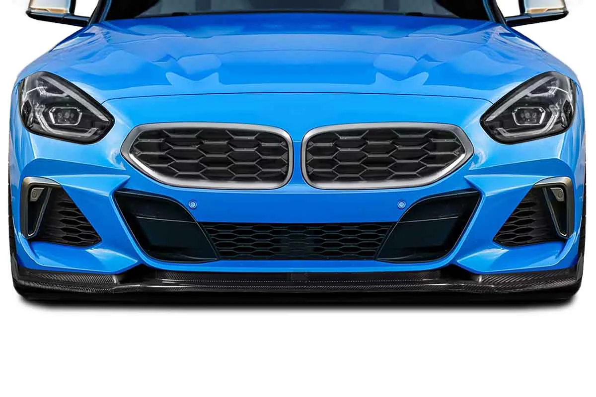 BMW Z4 (2019-2023) Carbon Fiber Zamba Front Lip Spoiler Air Dam - Image 5