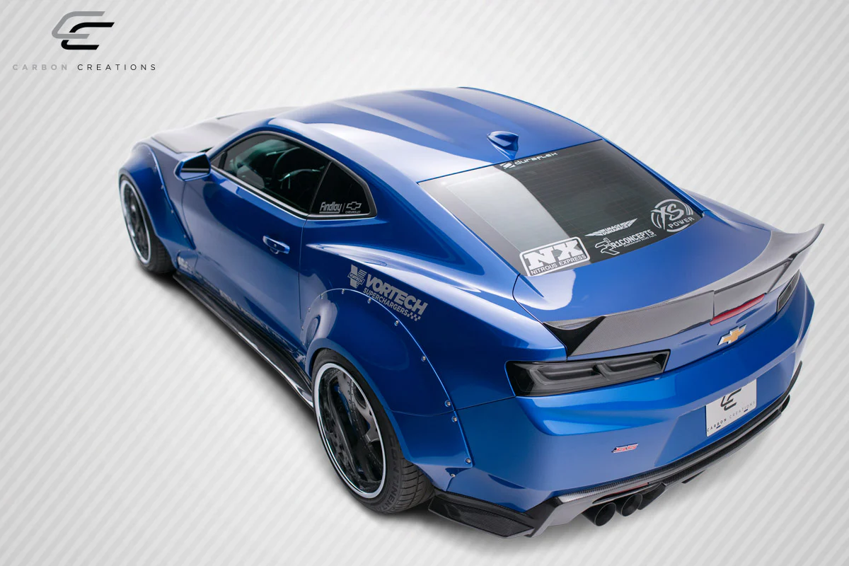 Chevrolet Camaro (2016-2023) Carbon Fiber DriTech Grid Hood - Image 11
