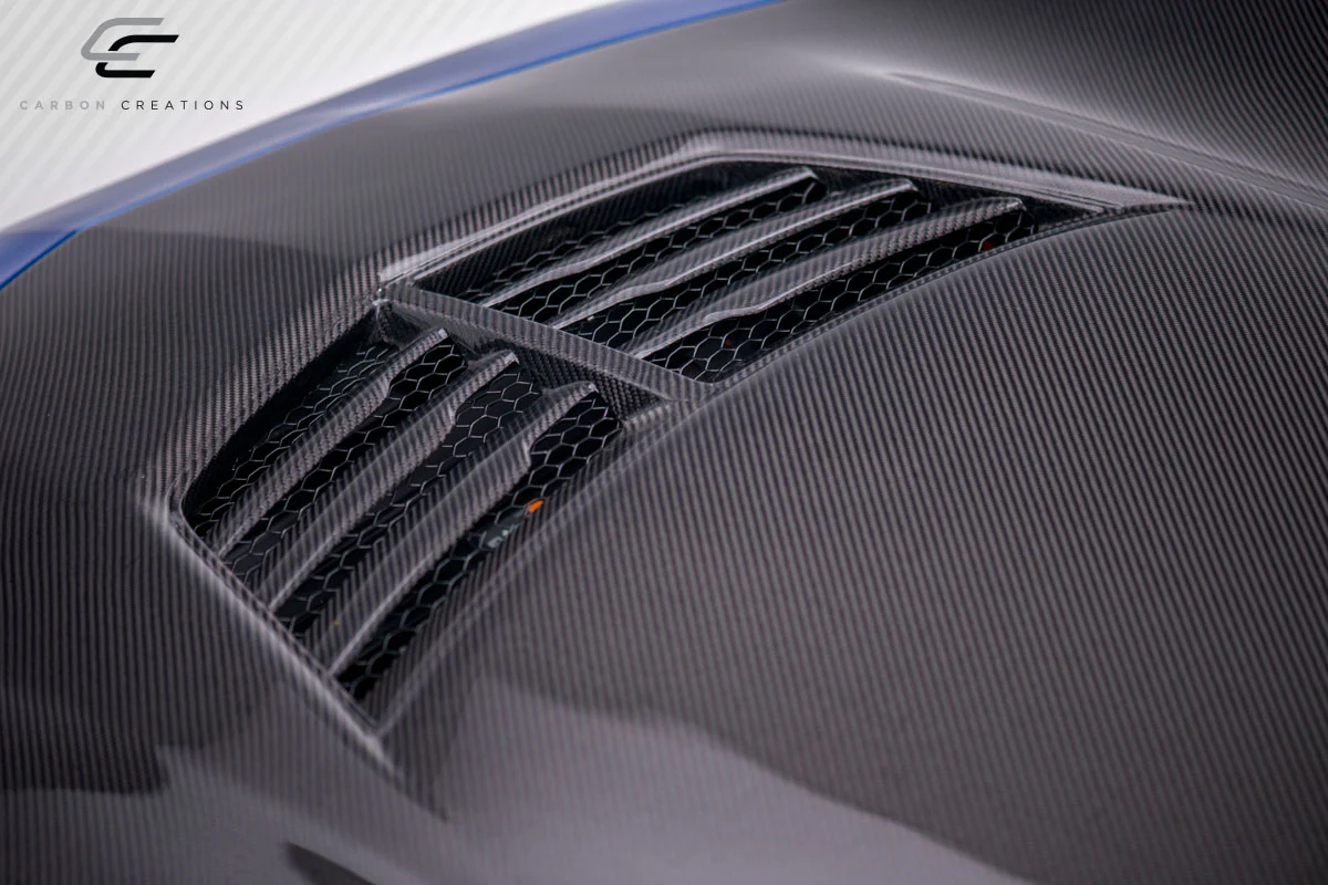 Chevrolet Camaro (2016-2023) Carbon Fiber DriTech Grid Hood - Image 6
