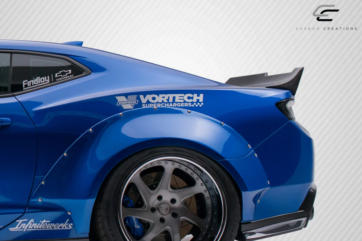 Chevrolet Camaro (2016-2023) Carbon Fiber DriTech Grid Rear Wing Spoiler - Image 8