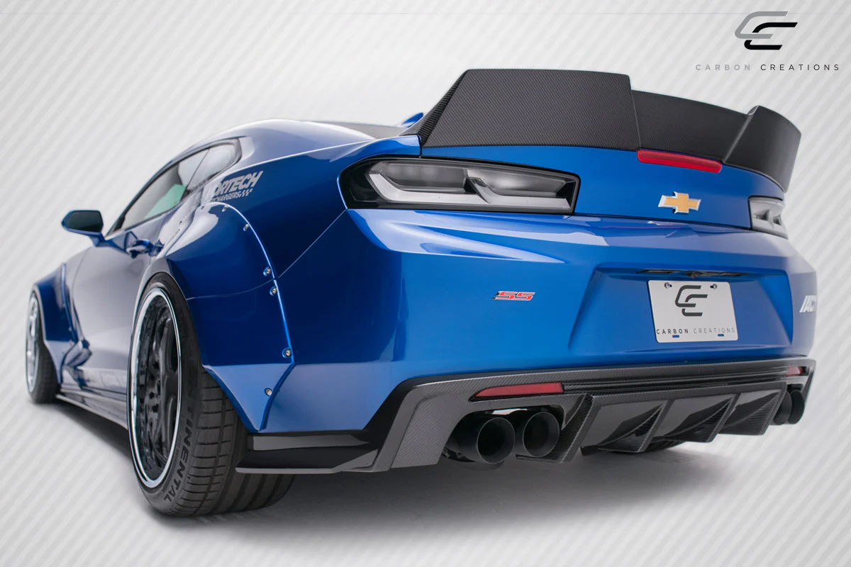 Chevrolet Camaro (2016-2023) Carbon Fiber DriTech Grid Rear Wing Spoiler - Image 9