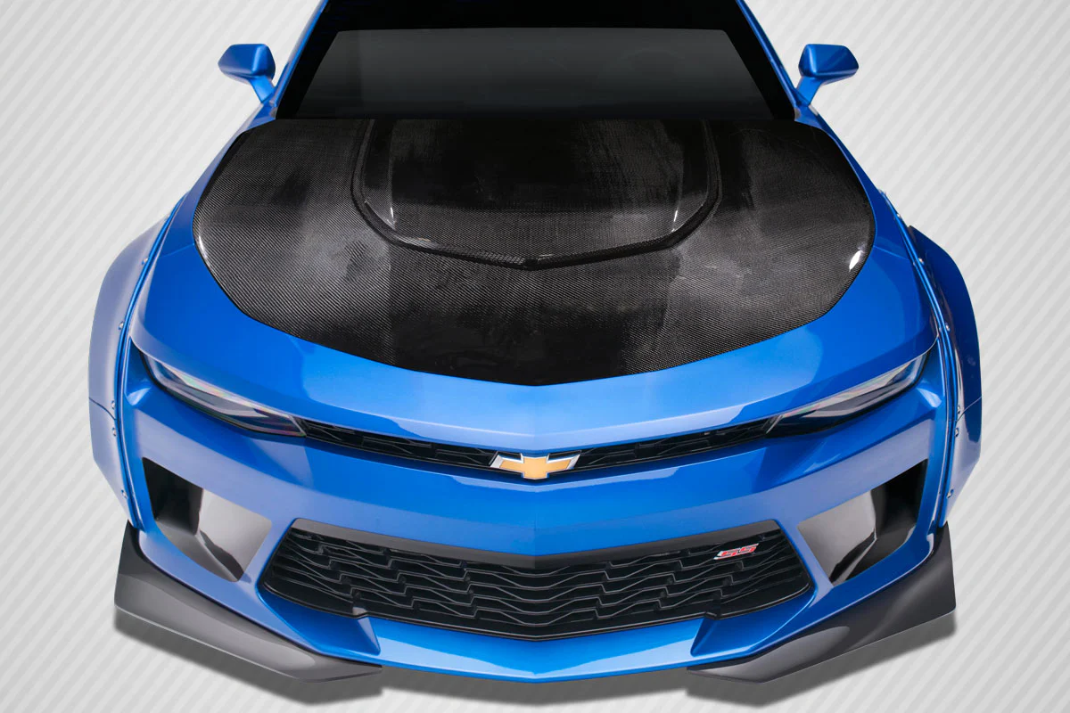 Chevrolet Camaro (2016-2023) Carbon Fiber ZL1 Look Hood - Image 8
