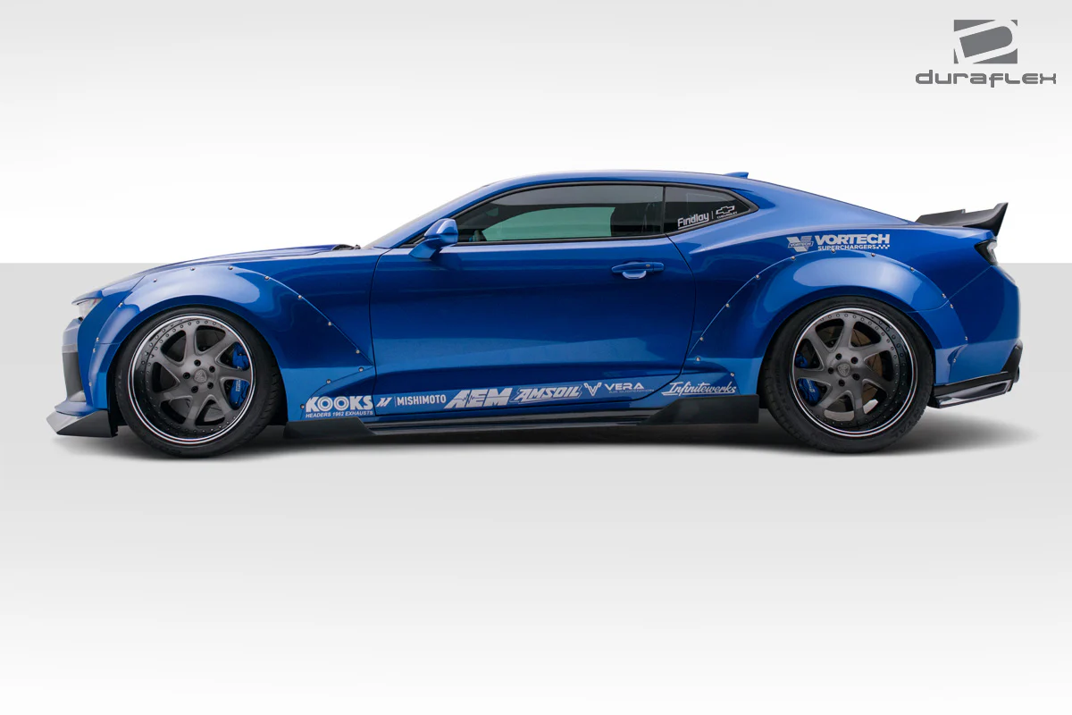 Chevrolet Camaro (2016-2023) Grid Side Splitters - Image 10
