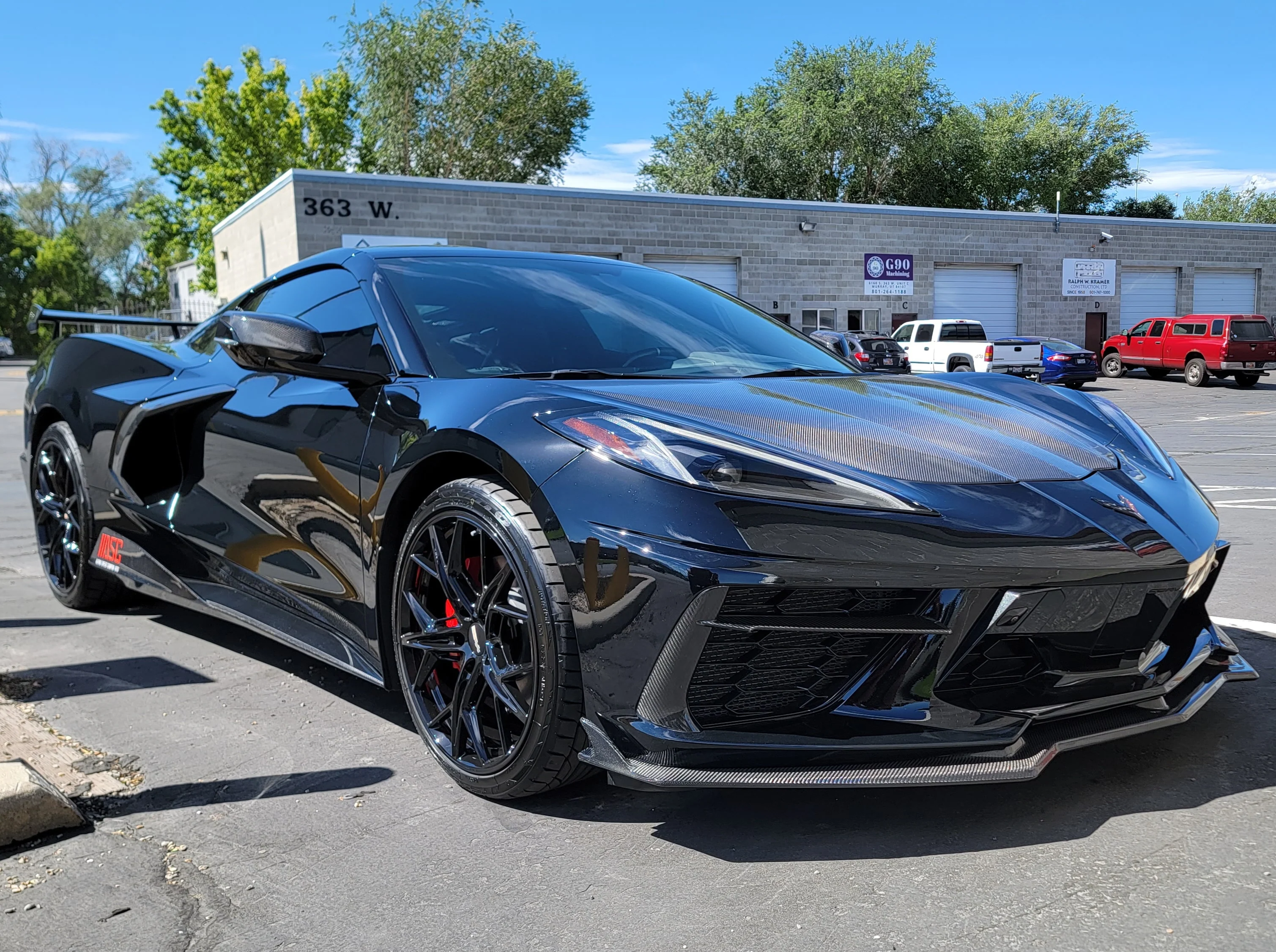 Chevrolet Corvette C8 Carbon Fiber Front Lip - Image 6