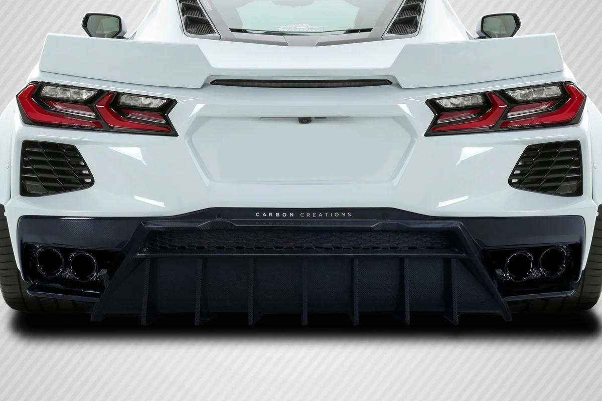 Chevrolet Corvette C8 Carbon Fiber Gran Veloce Rear Diffuser - Image 9