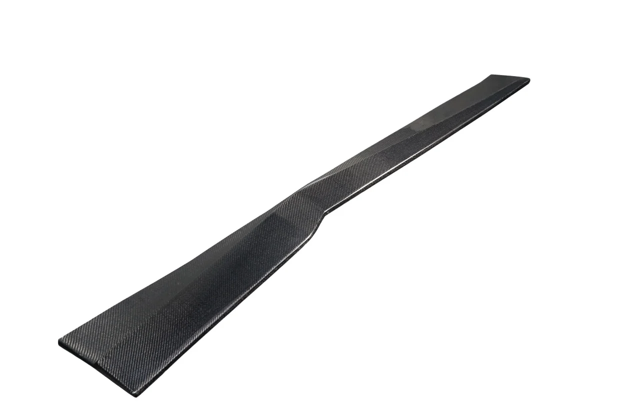 Chevrolet Corvette C8 Carbon Fiber Gran Veloce Wide Body Side Skirt Rocker Panel Splitters - Image 8