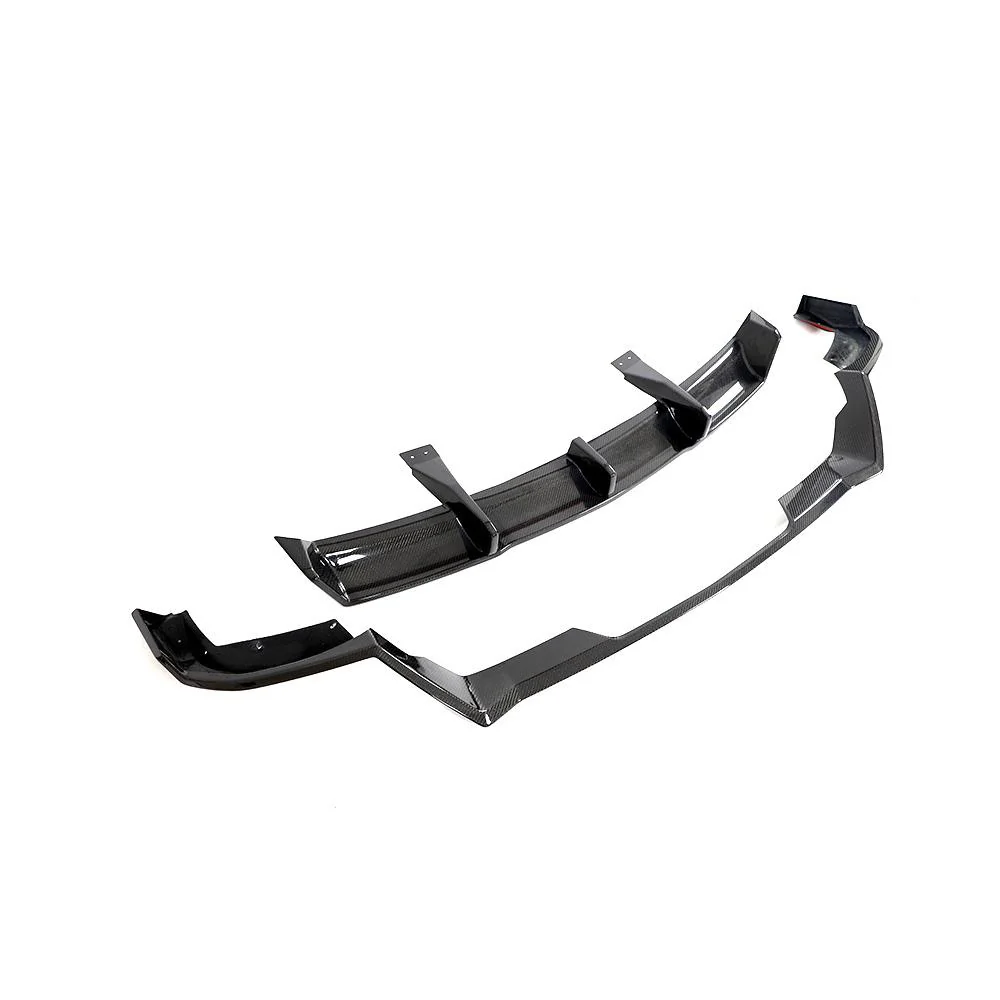 Chevrolet Corvette C8 Z06 Carbon Fiber Rear Bumper Splitter - Image 4