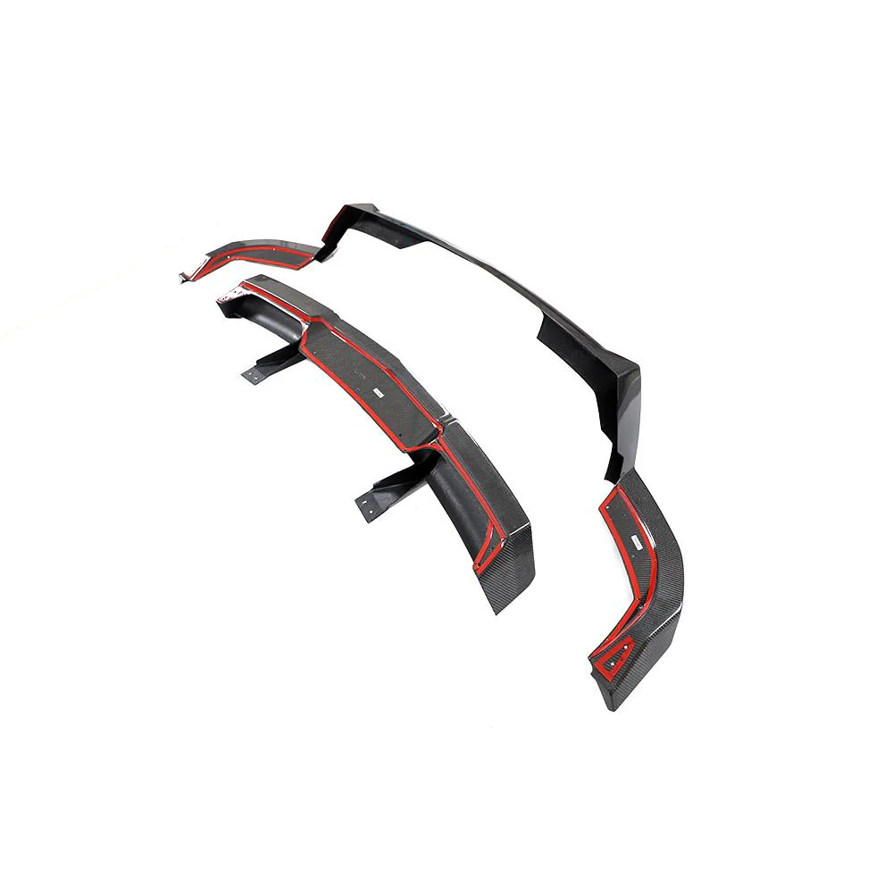 Chevrolet Corvette C8 Z06 Carbon Fiber Rear Bumper Splitter - Image 7