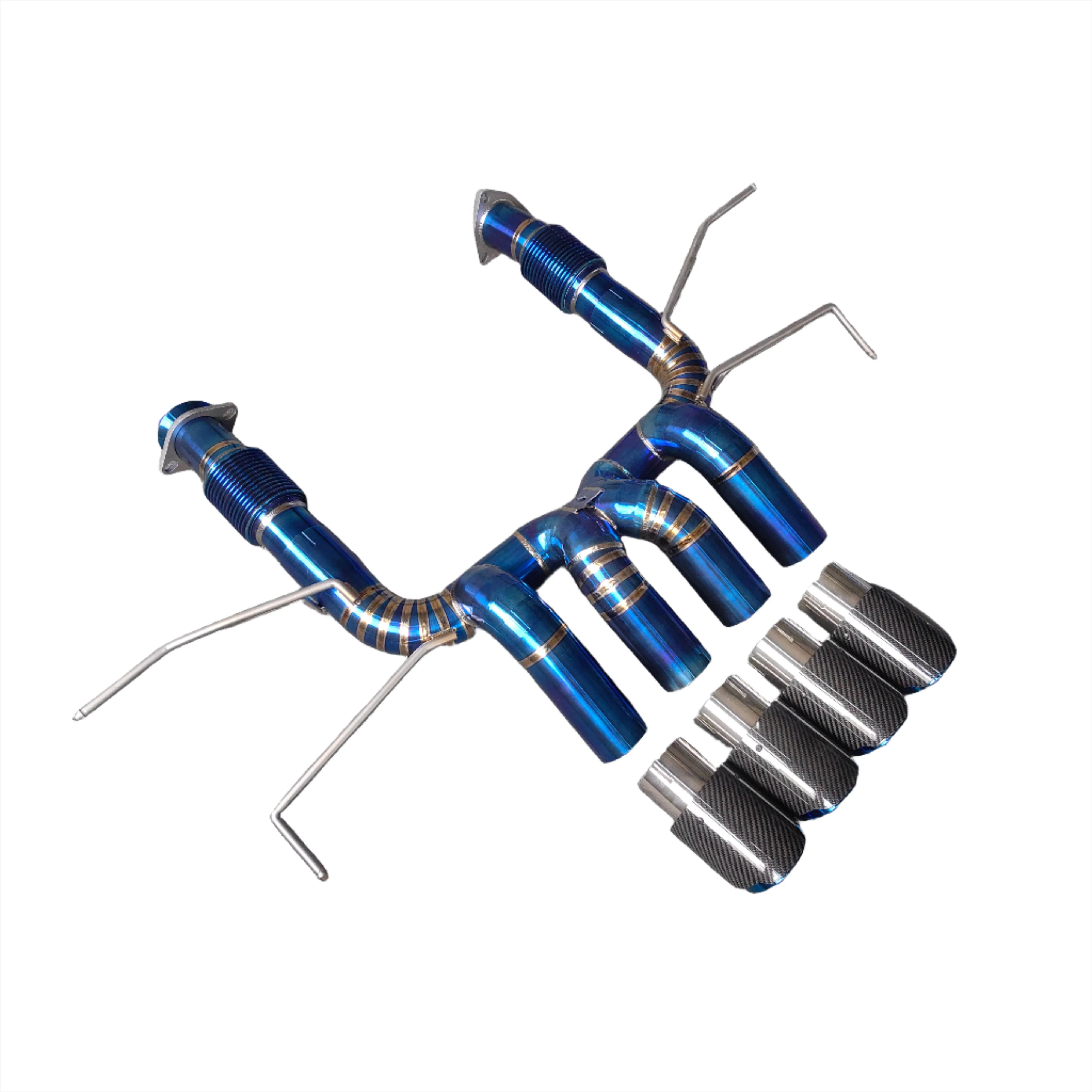 Chevrolet Corvette C8 Z06 Titanium Alloy Catback Exhaust without Valve - Image 4