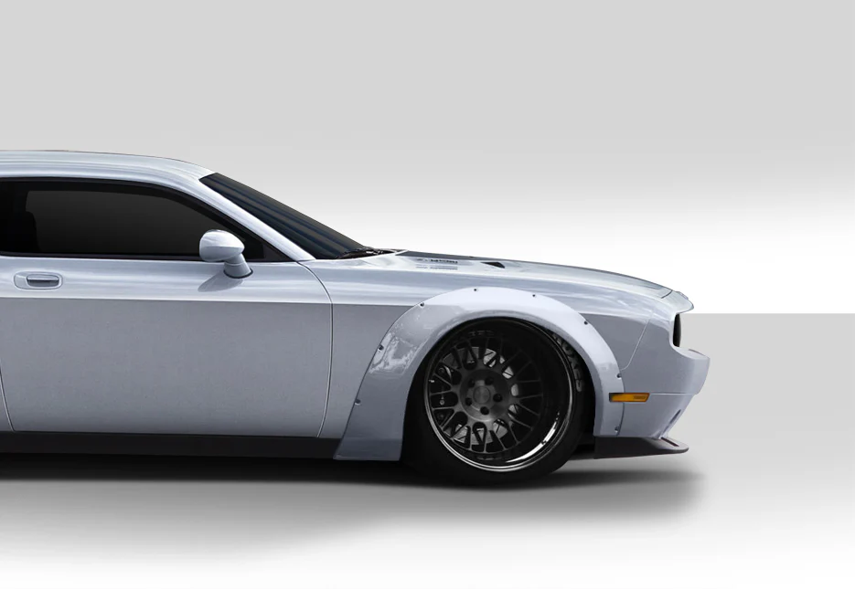 Dodge Challenger (2008-2023) Novara Wide Body Front Fender Flares - Image 7