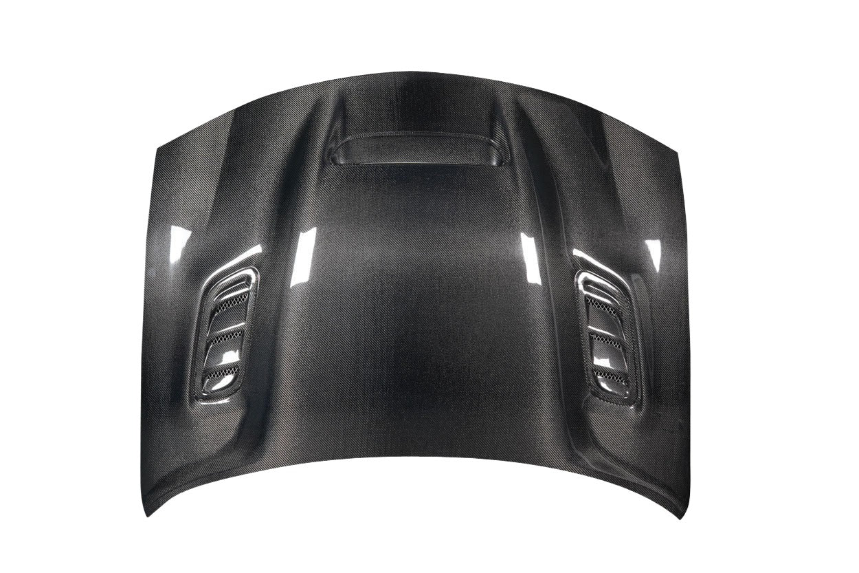 Dodge Charger (2006-2010) Carbon Fiber Hellcat Redeye Look hood - Image 4