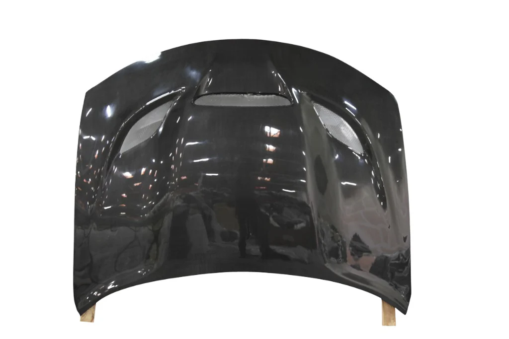 Dodge Charger (2015-2023) Carbon Fiber Dritech Hellcat Look Hood - Image 3