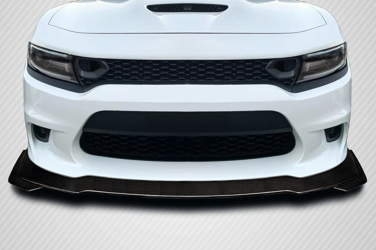 Dodge Charger (2015-2023) Carbon Fiber Fastlane Front Lip - Image 5