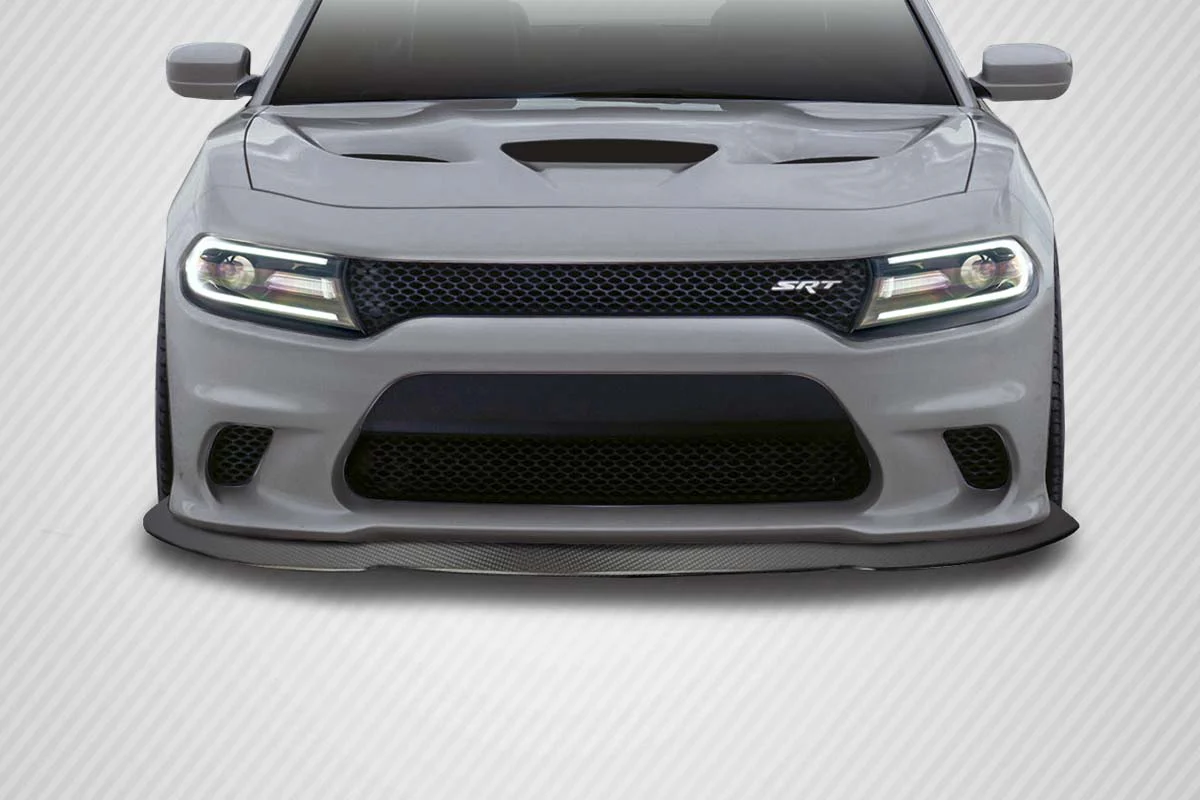 Dodge Charger SRT / Hellcat (2015-2023) Carbon Fiber DriTech Sonic Front Spliiter - Image 6