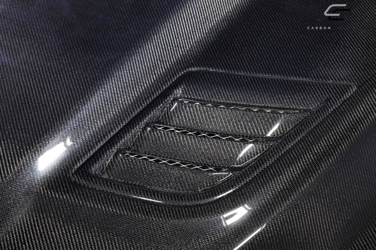 Dodge Ram (2019-2023) Carbon Fiber Rebel Mopar Look Hood - Image 8