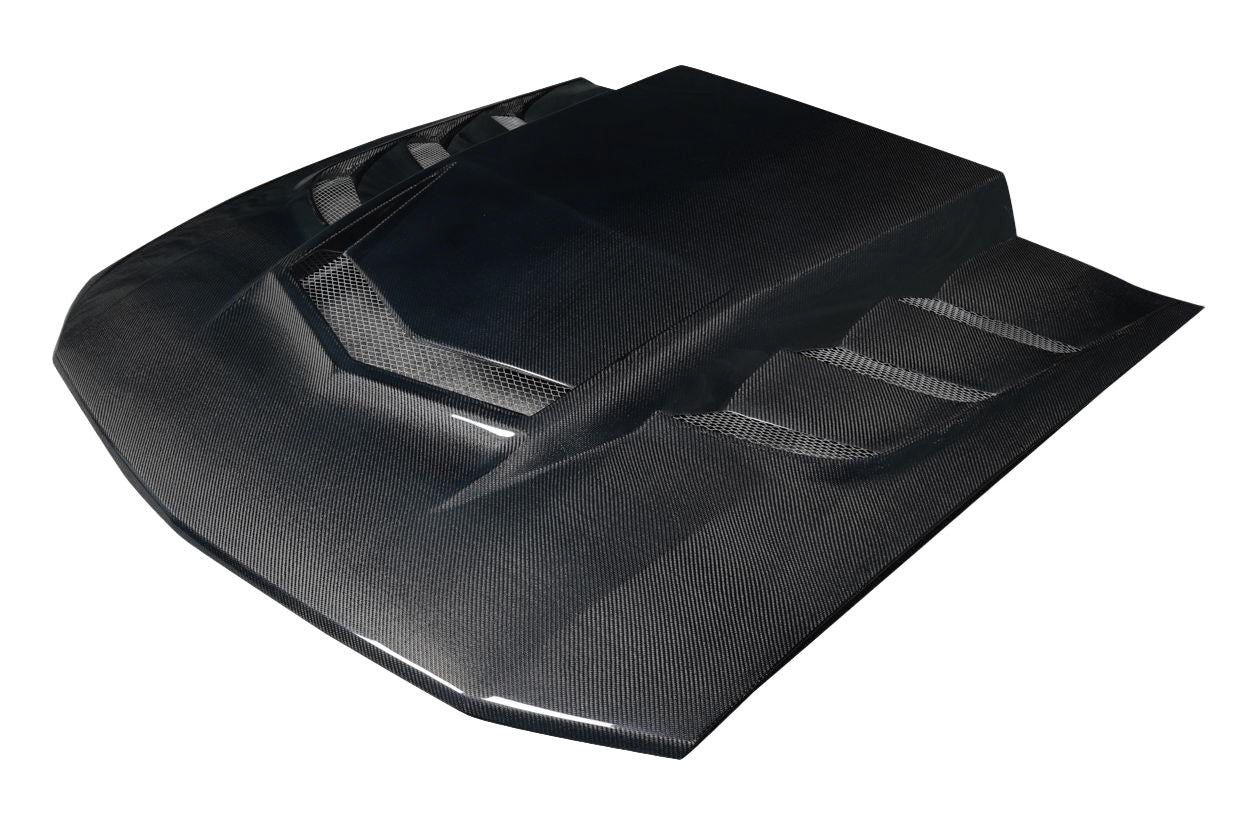 Ford Mustang (2005-2009) Carbon Fiber Interceptor Hood - Image 2