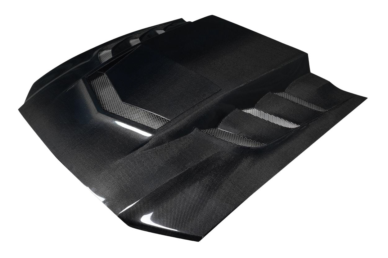 Ford Mustang (2013-2014) Carbon Fiber Interceptor Hood - Image 2