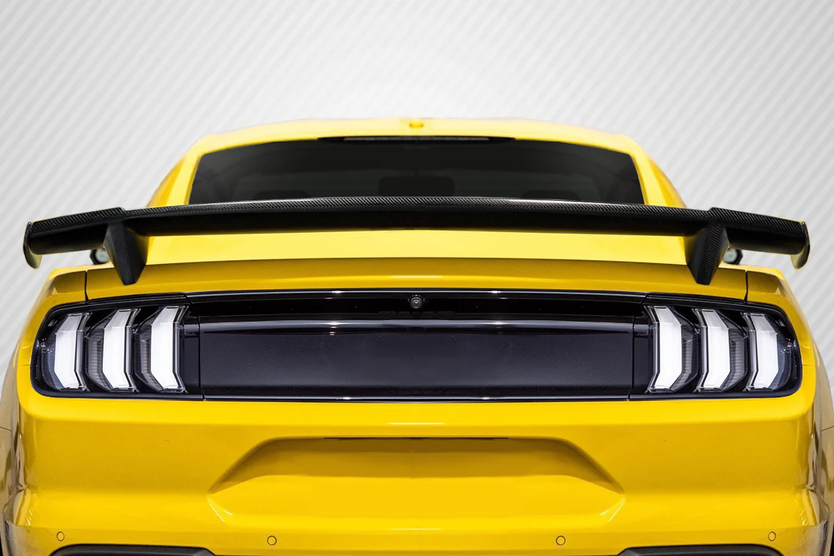 Ford Mustang (2015-2023) Carbon Fiber Stardust Rear Wing Spoiler - Image 6