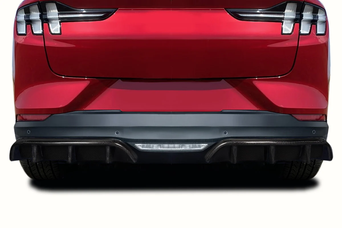 Ford Mustang Mach-E (2021-2022) Carbon Fiber Mystic Rear Diffuser - Image 6