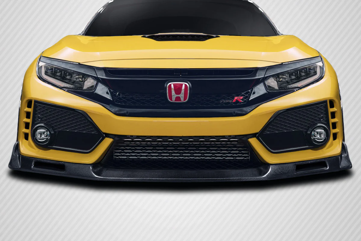 Honda Civic Type R (2017-2021) Carbon Fiber EVS Front Lip - Image 5