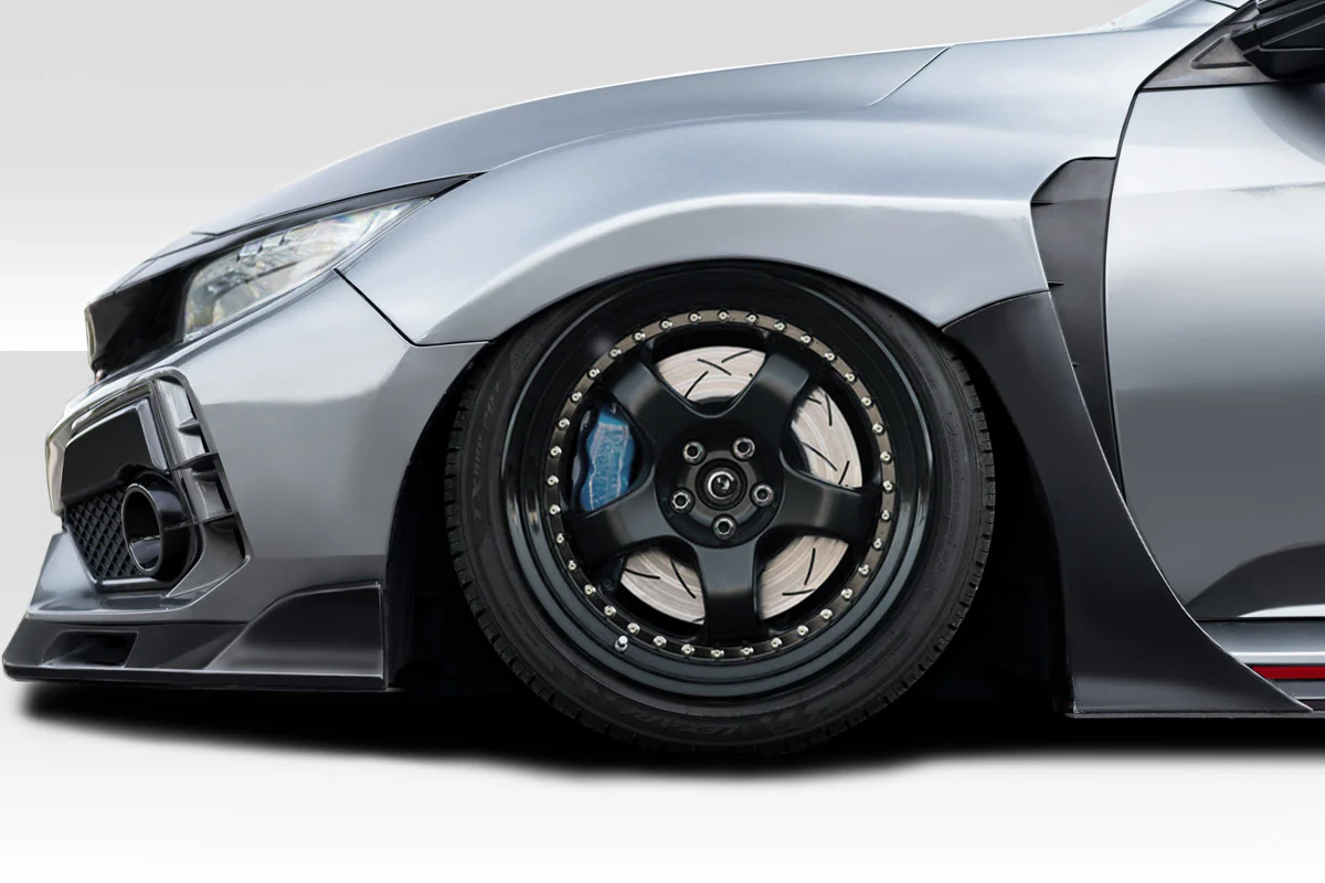 Honda Civic Type R (2017-2021) Skywalker Front Fenders (+25mm) - Image 4