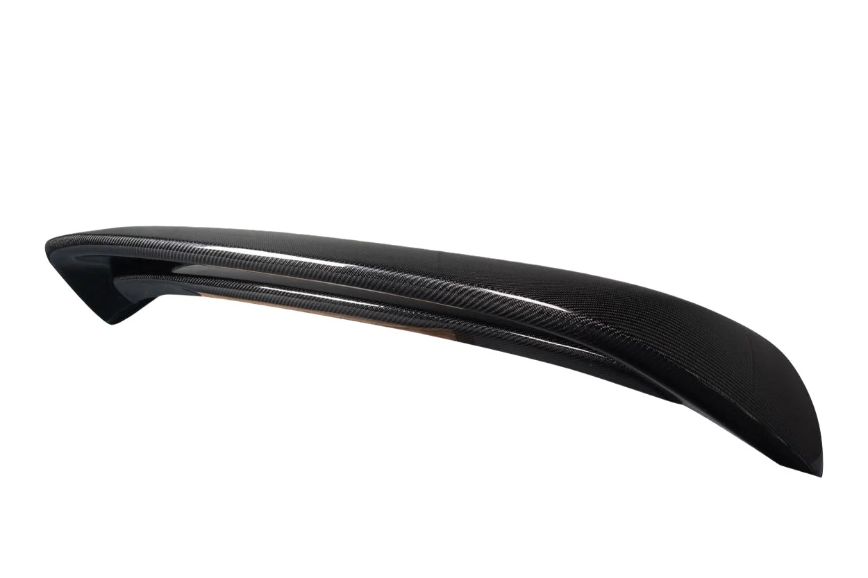 Mazda Mazda3 (2010-2013) Carbon Fiber Turbo Look Rear Roof Wing Spoiler - Image 3
