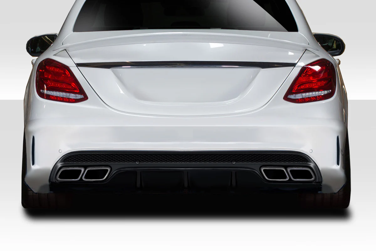 Mercedes C-Class W205 (2015-2021) C63 Look Rear Diffuser - Image 8