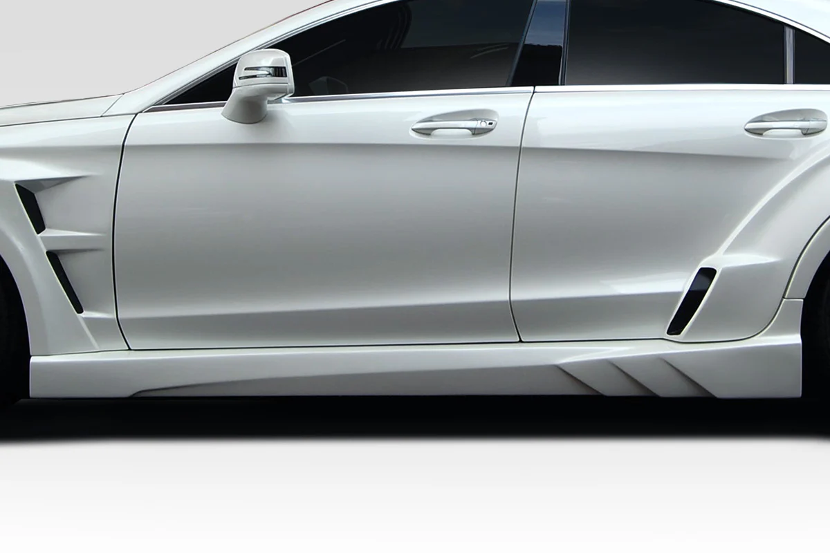 Mercedes CLS-Class W218 (2012-2018) Vector Wide Body Side Skirt Rocker Panel - Image 5