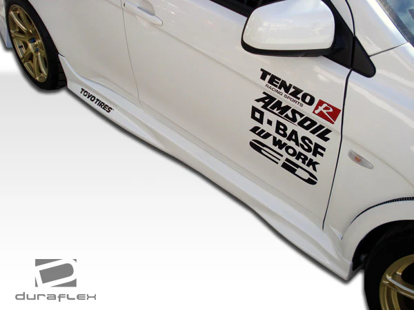 Mitsubishi Evolution X (2008-2015) GT Concept Side Skirts Rocker Panels - Image 9