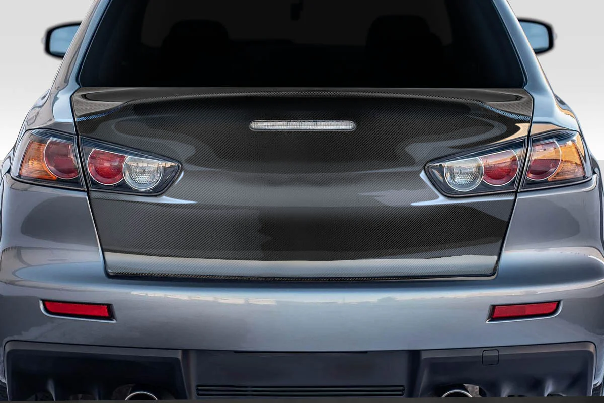 Mitsubishi Evolution X (2008-2017) Carbon Fiber Demon Trunk - Image 5