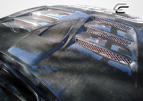 Mitsubishi Evolution X (2008-2017) Carbon Fiber Dritech GT Concept Hood - Image 4