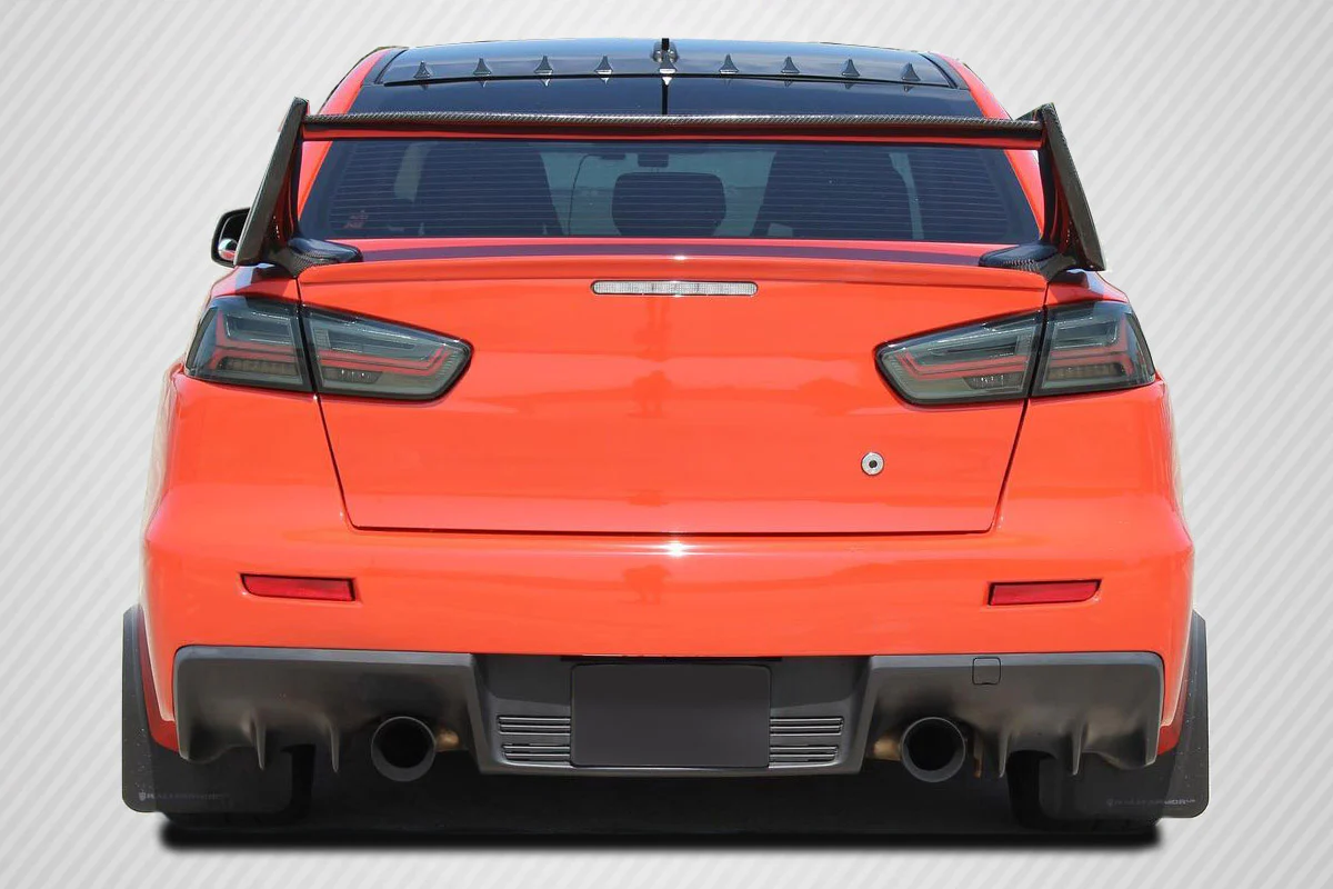 Mitsubishi Evolution X (2008-2017) Carbon Fiber GT Concept Trunk Lid Spoiler - Image 5