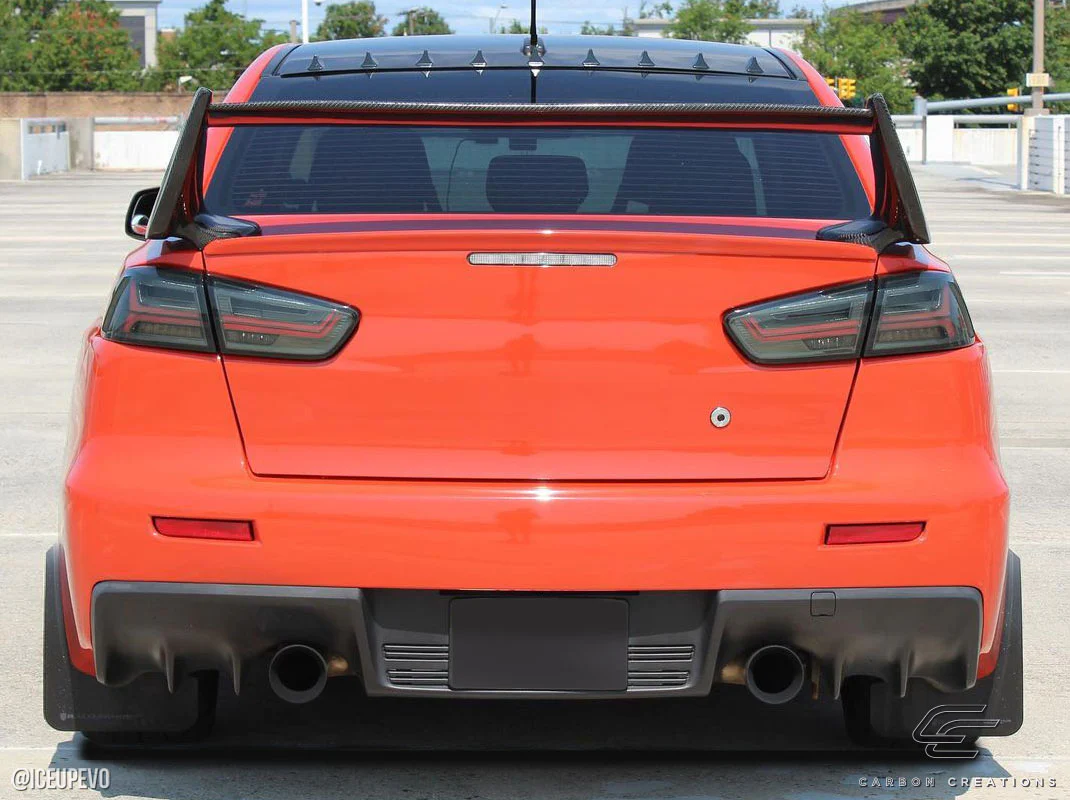 Mitsubishi Evolution X (2008-2017) Carbon Fiber GT Concept Trunk Lid Spoiler - Image 6