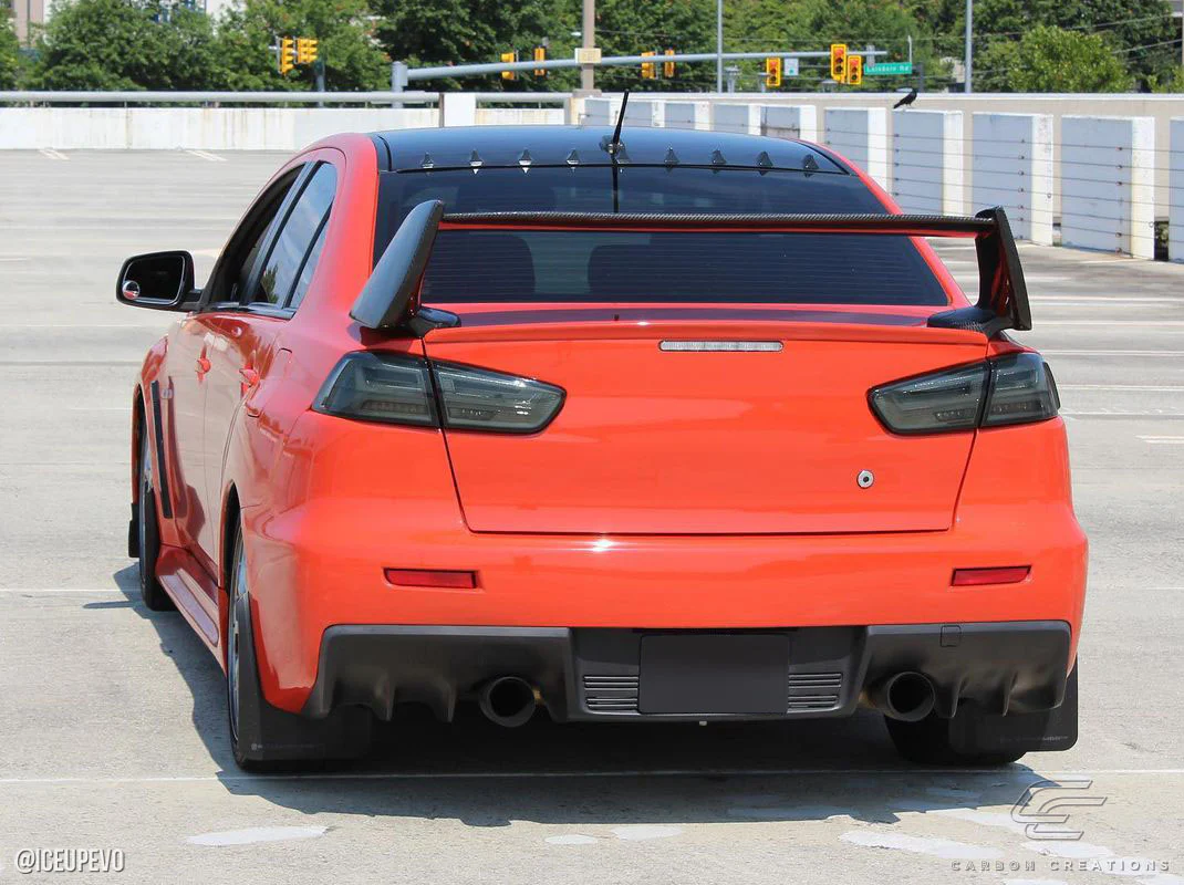 Mitsubishi Evolution X (2008-2017) Carbon Fiber GT Concept Trunk Lid Spoiler - Image 7