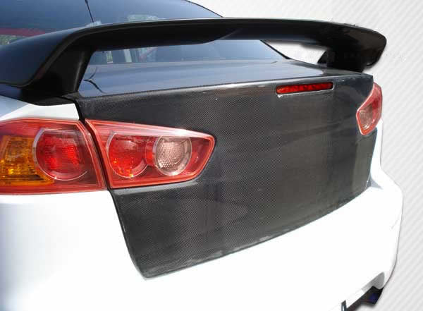 Mitsubishi Evolution X (2008-2017) Carbon Fiber OEM Look Trunk - Image 5