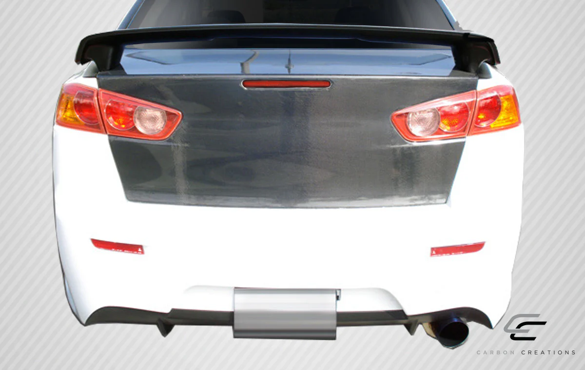 Mitsubishi Evolution X (2008-2017) Carbon Fiber OEM Look Trunk - Image 7