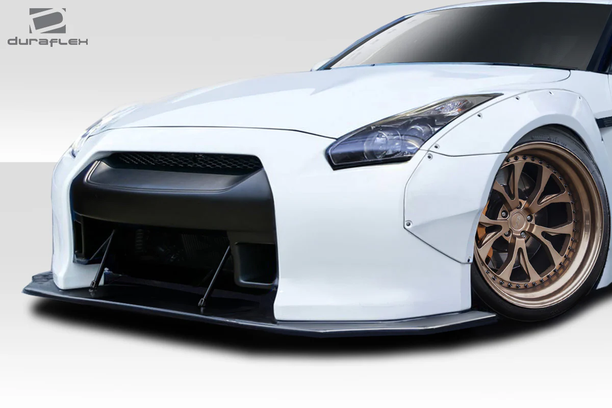 Nissan GT-R R35 (2009-2016) LBW Front Splitter - Image 4